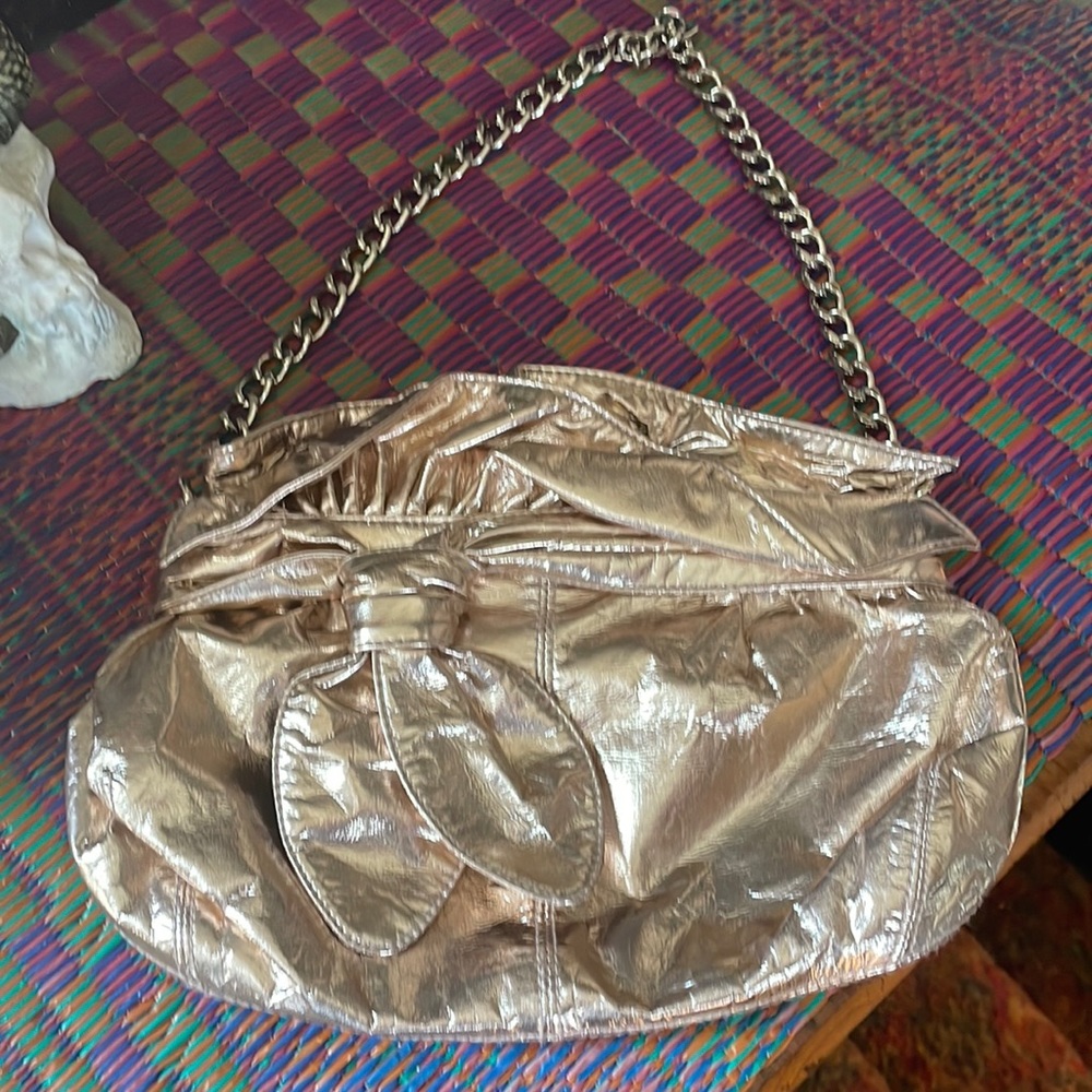 Loeffler Randall for Target gold shoulder bag